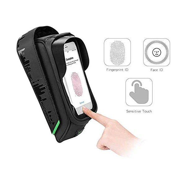 ROCKBROS 029 Bolsa de marco para bicicleta Funda impermeable para teléfono móvil con pantalla táctil de hasta 5.8 pulgadas - Imagen 4