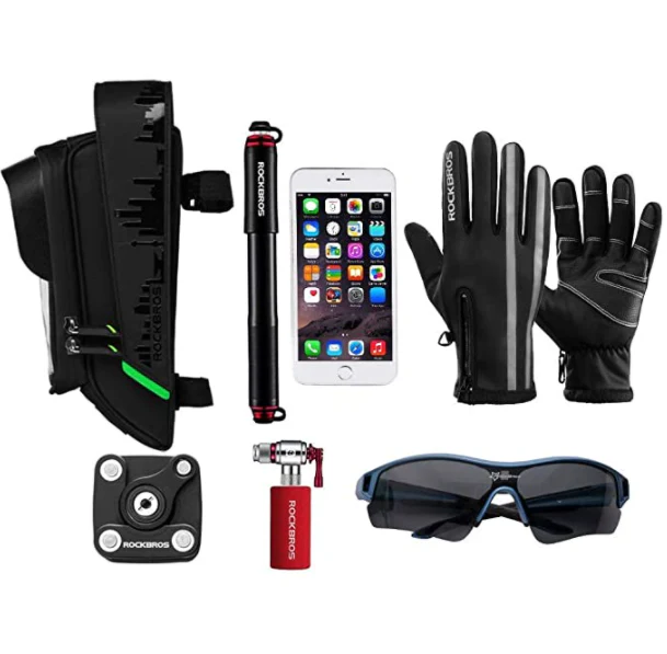 ROCKBROS 029 Bolsa de marco para bicicleta Funda impermeable para teléfono móvil con pantalla táctil de hasta 5.8 pulgadas - Imagen 7