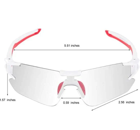 ROCKBROS 10125 Gafas Ciclismo Fotocromáticas Transpantes Autotonoscentes - Imagen 5