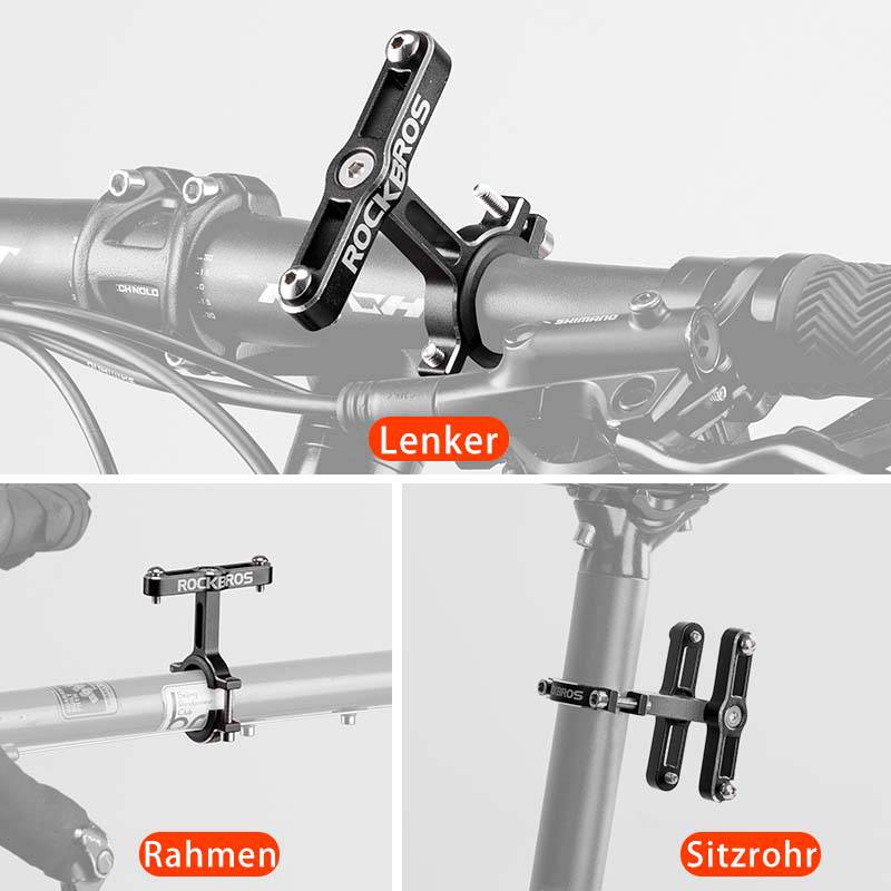 Adaptador universal de portabotellas de aluminio para bicicletas y motocicletas ROCKBROS - Imagen 4