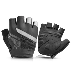 Guantes de equitación antideslizantes con dedos reflectantes, tallas S-XXL, ROCKBROS