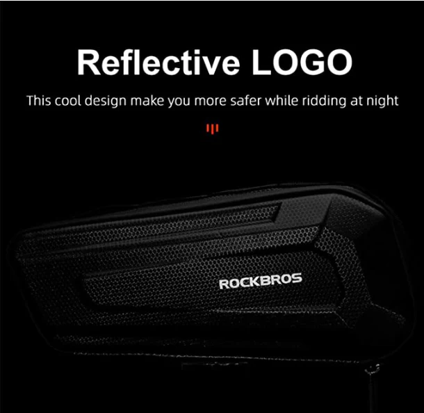 ROCKBROS B66 Bolsa para marco de bicicleta triangular impermeable 1.5L - Imagen 7