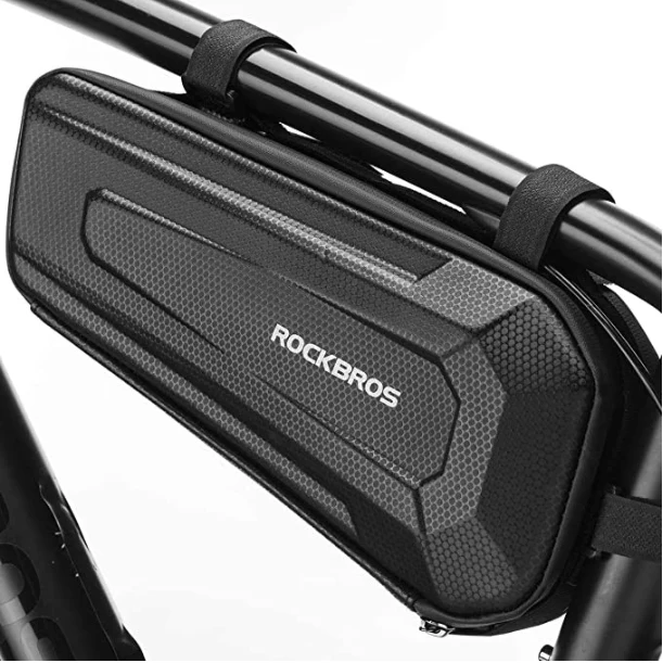 ROCKBROS B66 Bolsa para marco de bicicleta triangular impermeable 1.5L - Imagen 9