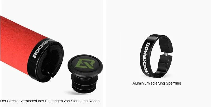 ROCKBROS BT1001 Puños Manillar Bicicleta Ultraligeros Antideslizantes - Imagen 9