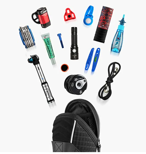 ROCKBROS C16 Bolsas de sillín de bicicleta reflectantes - Imagen 5