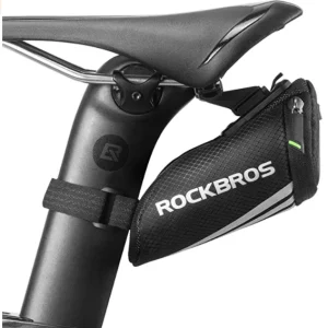 ROCKBROS C28-1 Bolsa de sillín de bicicleta con correas de sujeción
