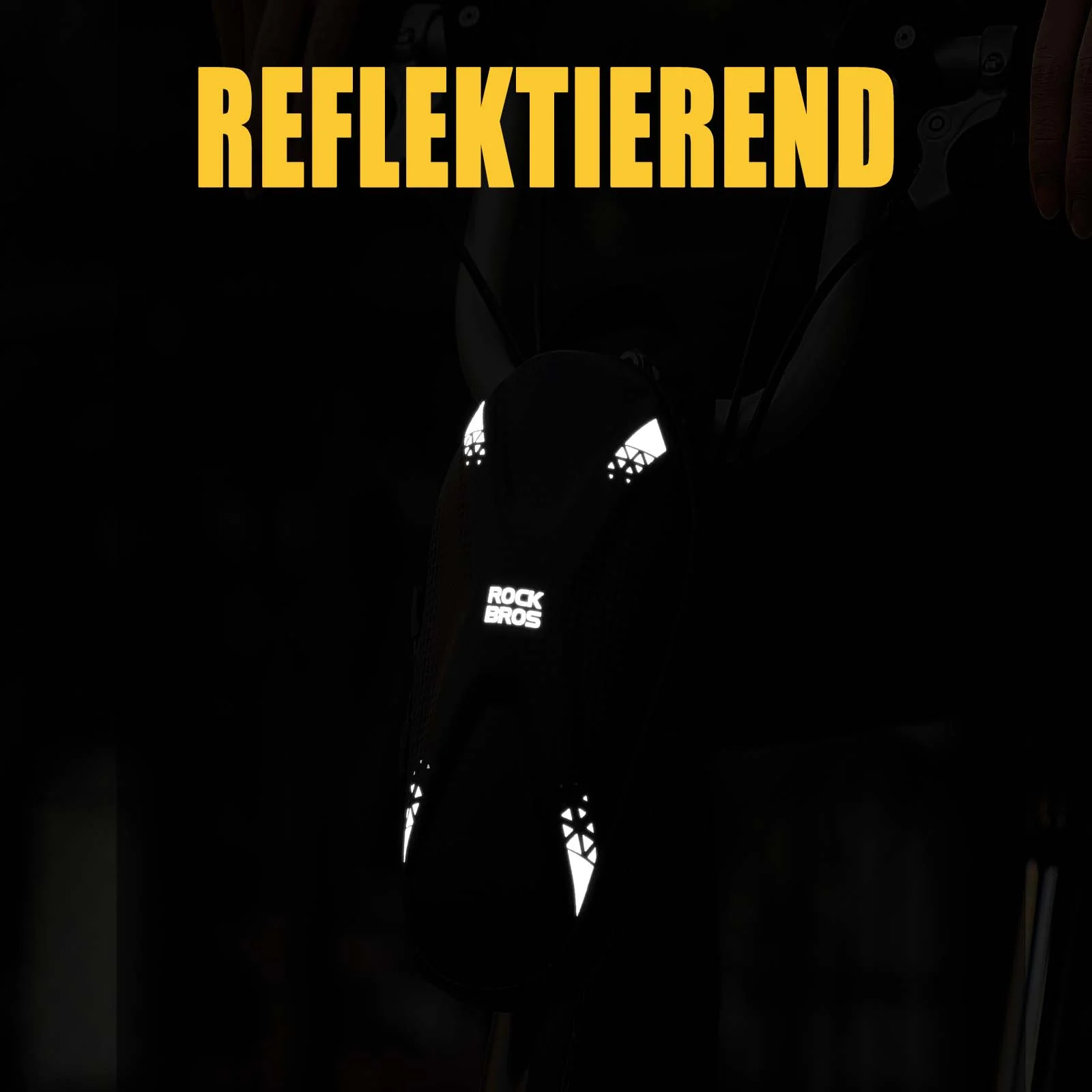 Bolsa para manillar de patinete eléctrico, bolsa frontal impermeable con puertos USB, ROCKBROS - Imagen 8