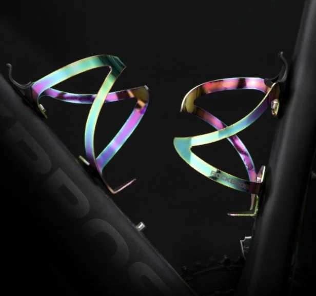 ROCKBROS Portabotellas de bicicleta de aleación de aluminio 4 colores - Imagen 4