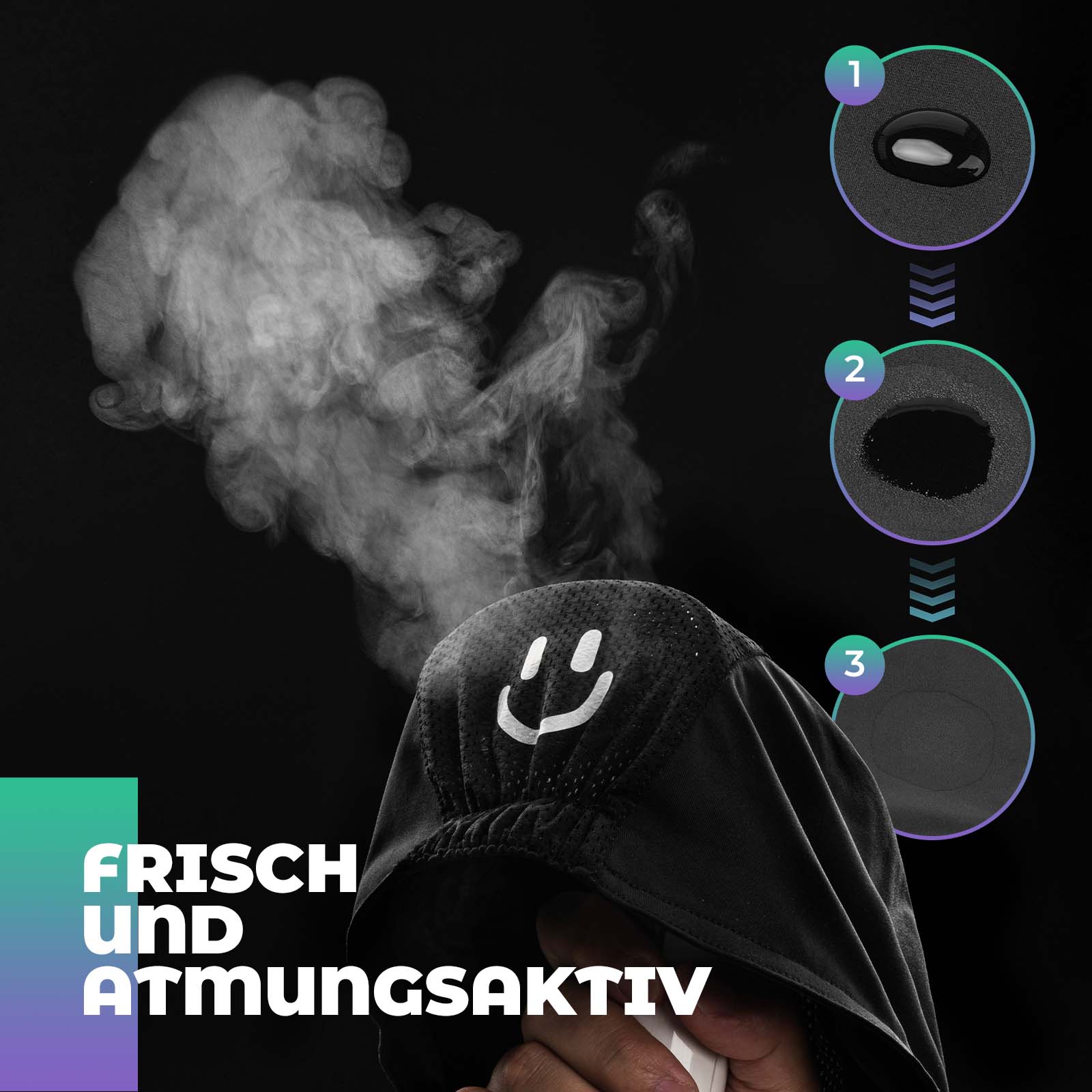 Gorra de ciclismo de verano, antisudor, ligera, unisex, ROCKBROS - Imagen 6