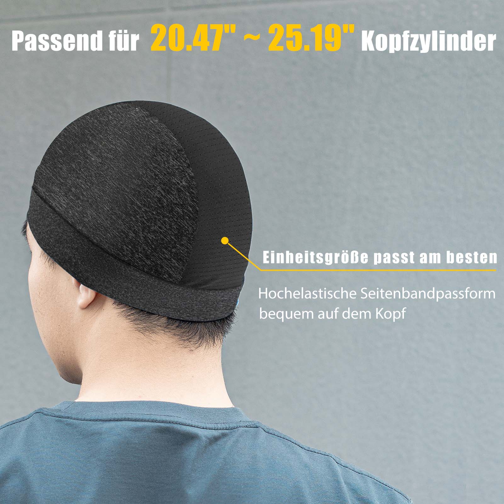 Gorra de ciclismo de verano con protección UV para hombre, talla 50-64 cm, ROCKBROS - Imagen 7