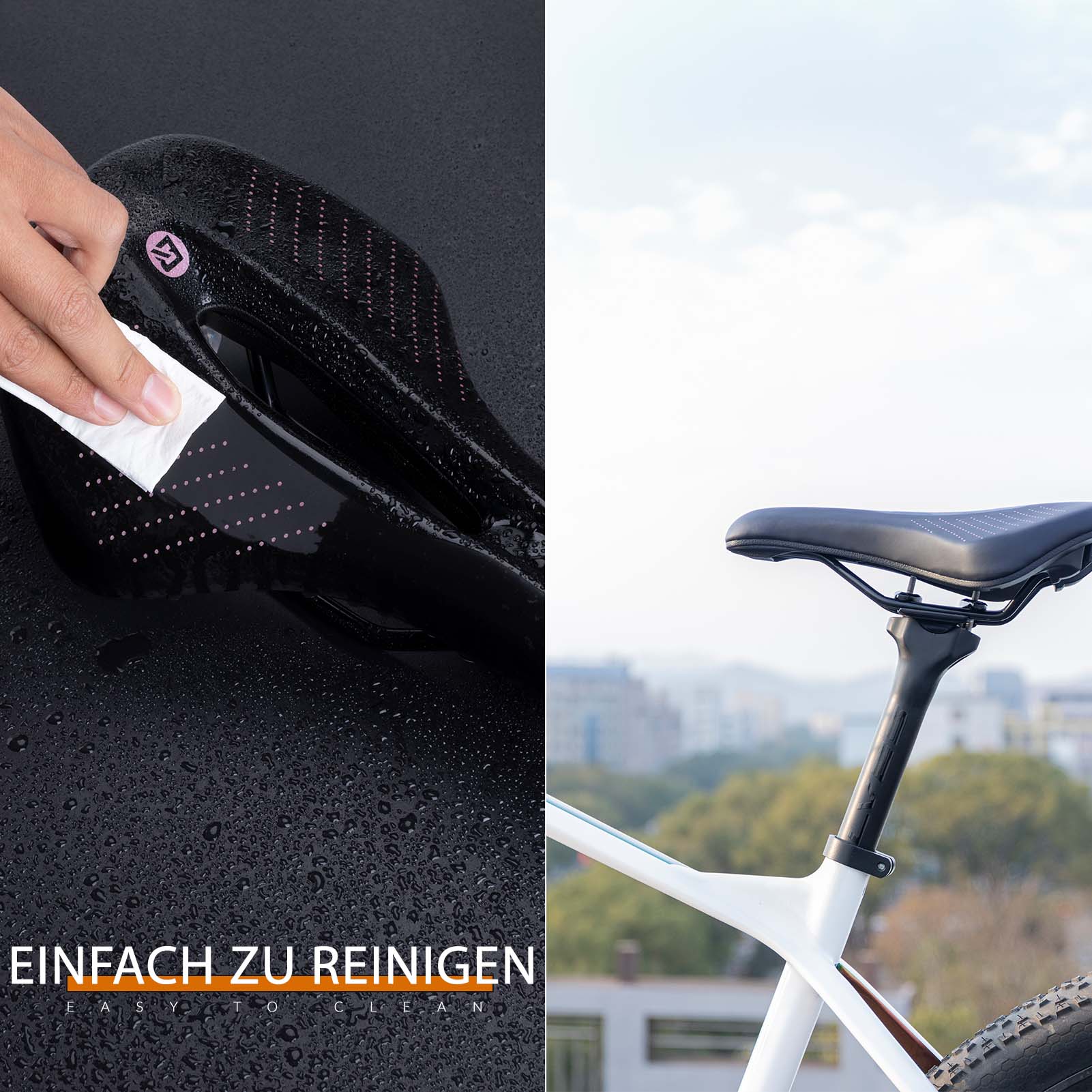 Sillín de bicicleta ergonómico con amortiguación unisex ROCKBROS - Imagen 5