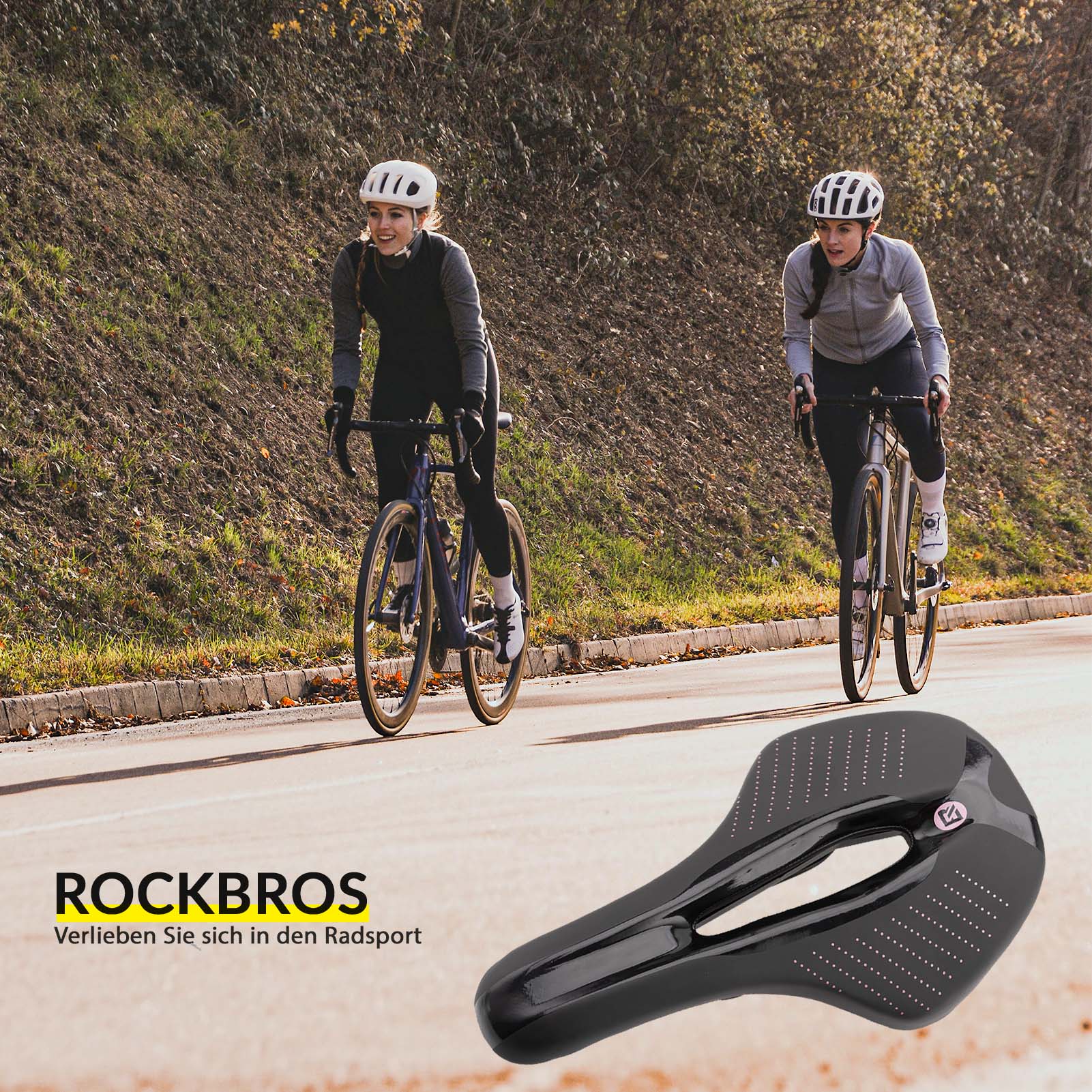 Sillín de bicicleta ergonómico con amortiguación unisex ROCKBROS - Imagen 8