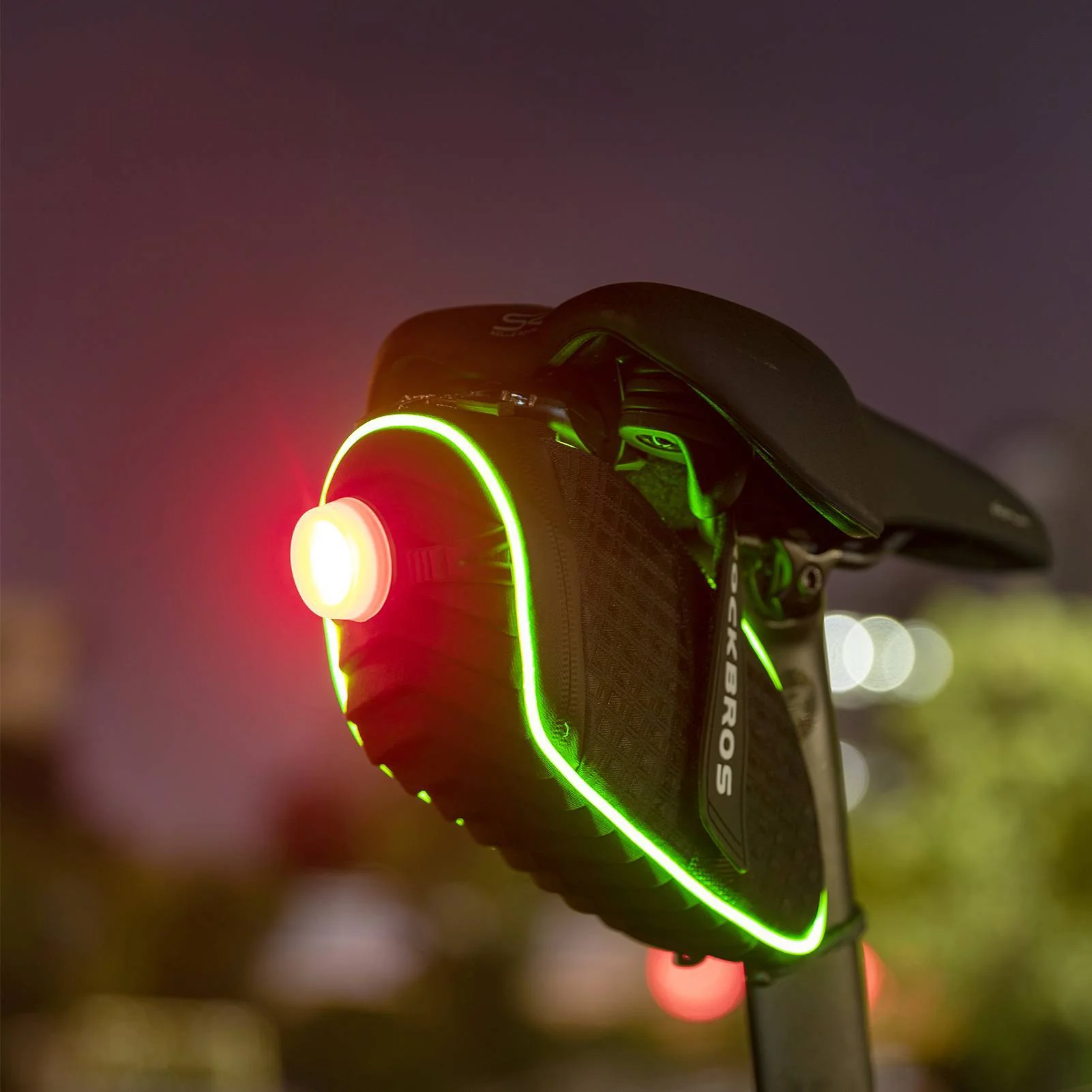 Bolsa para herramientas de alforjas de bicicleta con bandas reflectantes 1L ROCKBROS - Imagen 5