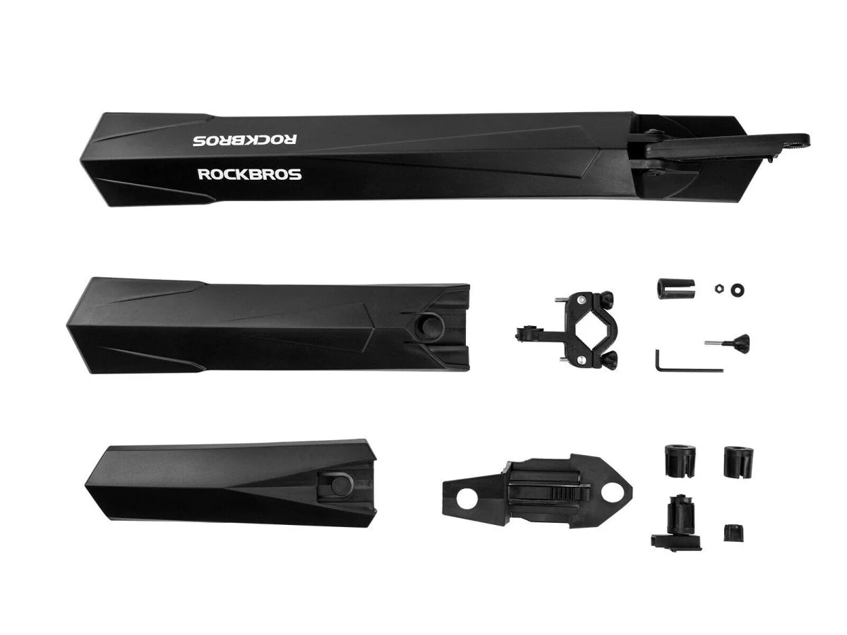 ROCKBROS WS1001 Juego de guardabarros de bicicleta delantero y trasero 26 Pulgadas 4 colores - Imagen 3