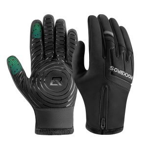 Guantes de ciclismo con pantalla táctil, cálidos guantes de invierno S-XL ROCKBROS