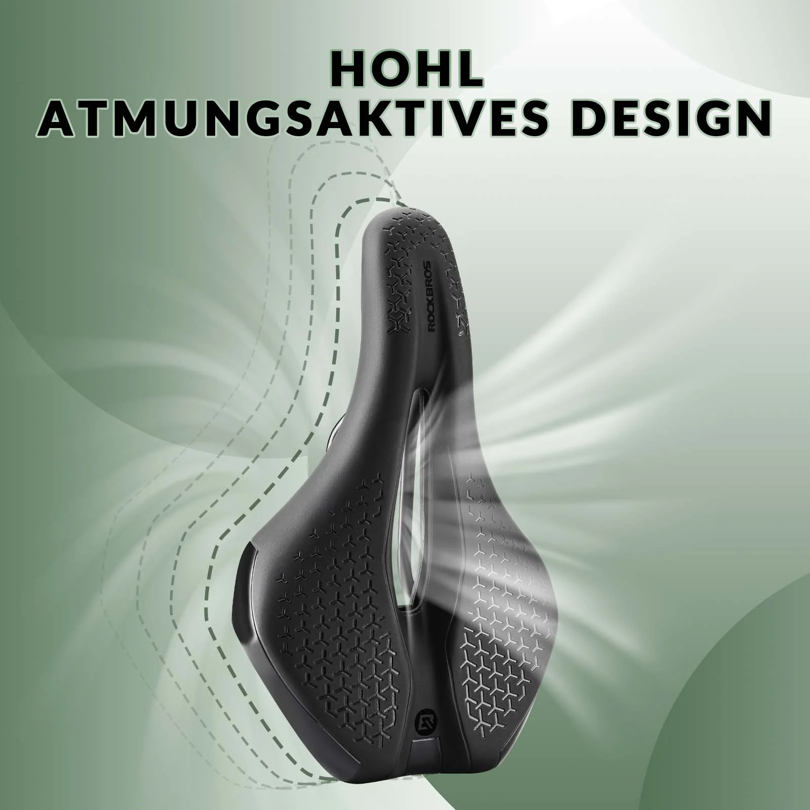 Sillín de bicicleta ergonómico, hueco y cómodo, antideslizante, ROCKBROS - Imagen 6