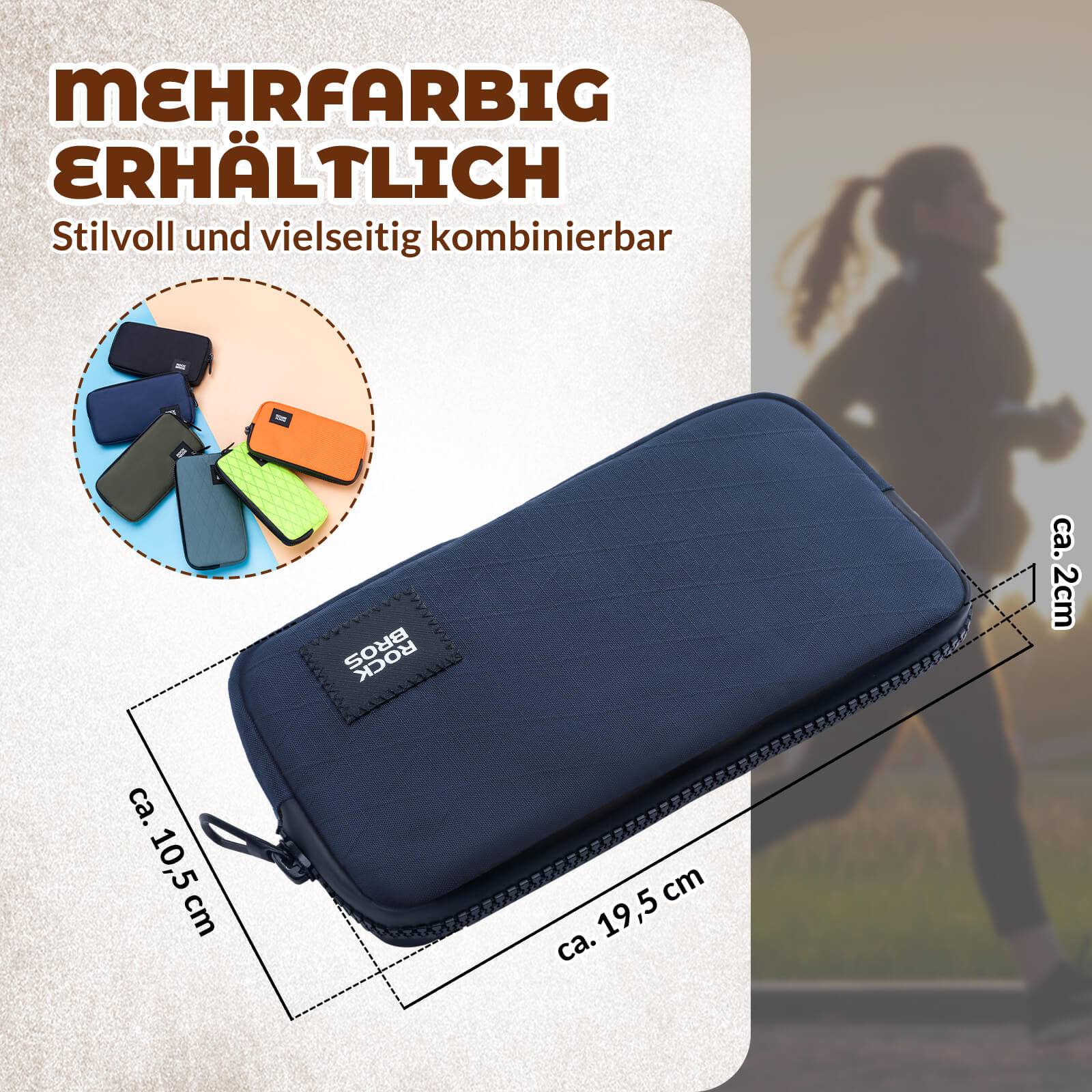 Cartera, monedero, monedero, funda para tarjetas de crédito y llaves, ROCKBROS - Imagen 4