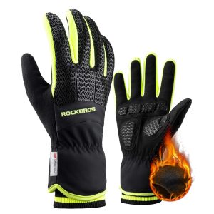 Guantes Guantes de ciclismo Pantalla táctil Thinsulate Guantes de esquí ROCKBROS