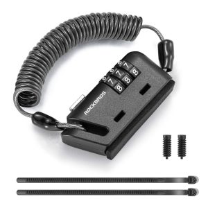 Candado para casco de 150 cm con combinación de 3 dígitos ROCKBROS