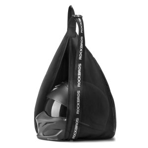 Bolsa para casco de moto, correa de hombro ajustable, ROCKBROS