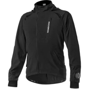 ROCKBROS Chaqueta ciclismo 3 en 1 Chaqueta desmontable Chaleco Ciclismo