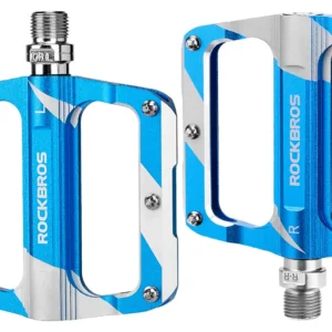 ROCKBROS K306 Pedales de Bicicleta 9/16 Pulgadas Aluminio 3 Colores
