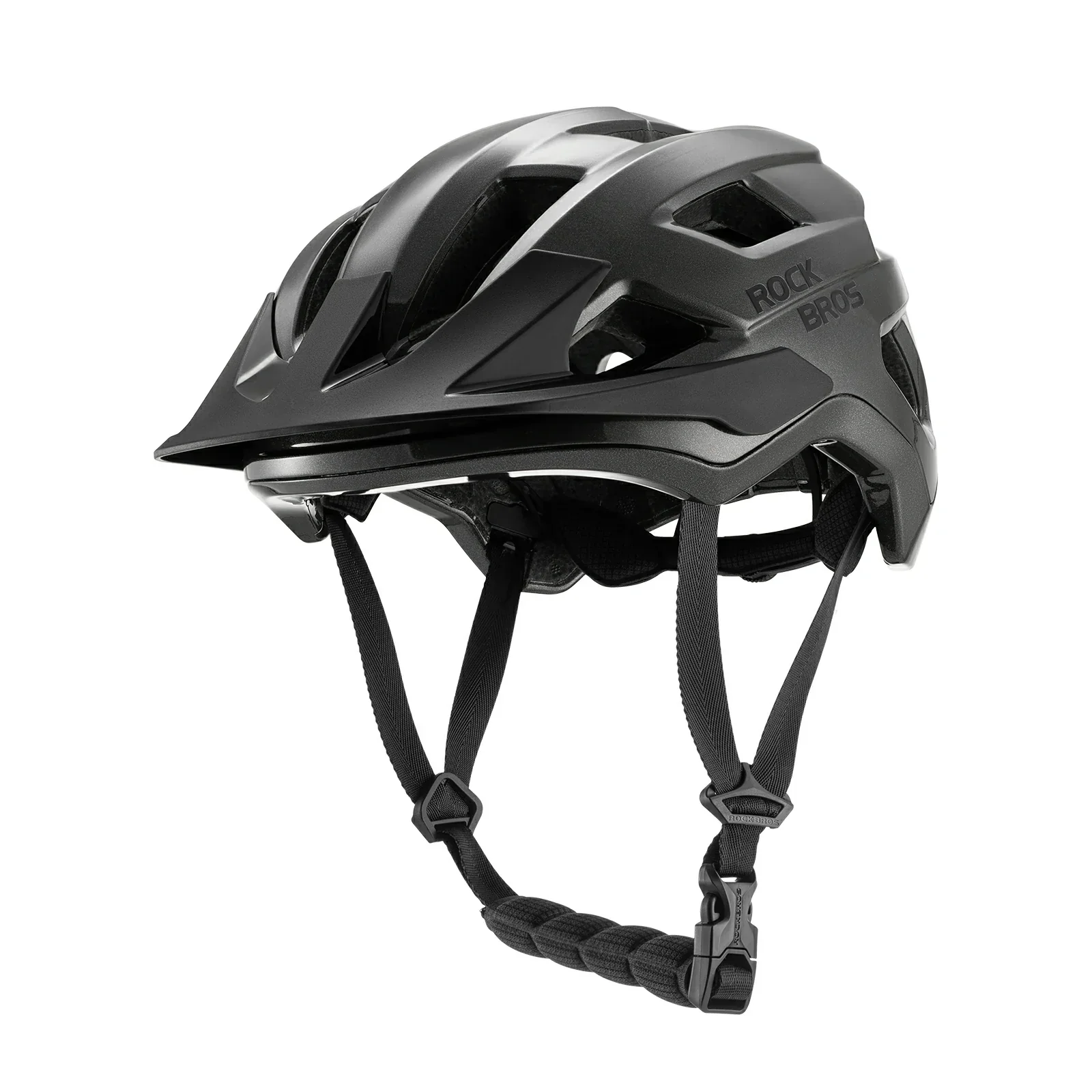 Casco de bicicleta para niños con visera extraíble para MTB, BMX y descenso, ROCKBROS - Imagen 8