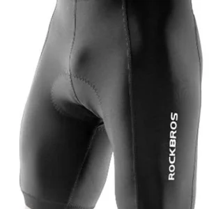 Rockbros Pantalones cortos de ciclismo Mujeres Hombres transpirables Elástico Secado rápido con almohadilla de asiento 3D