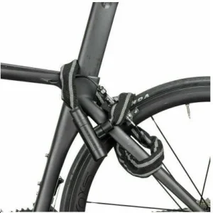 ROCKBROS LCXR0100 Candado de cadena para bicicleta 116CM con llave 6MM