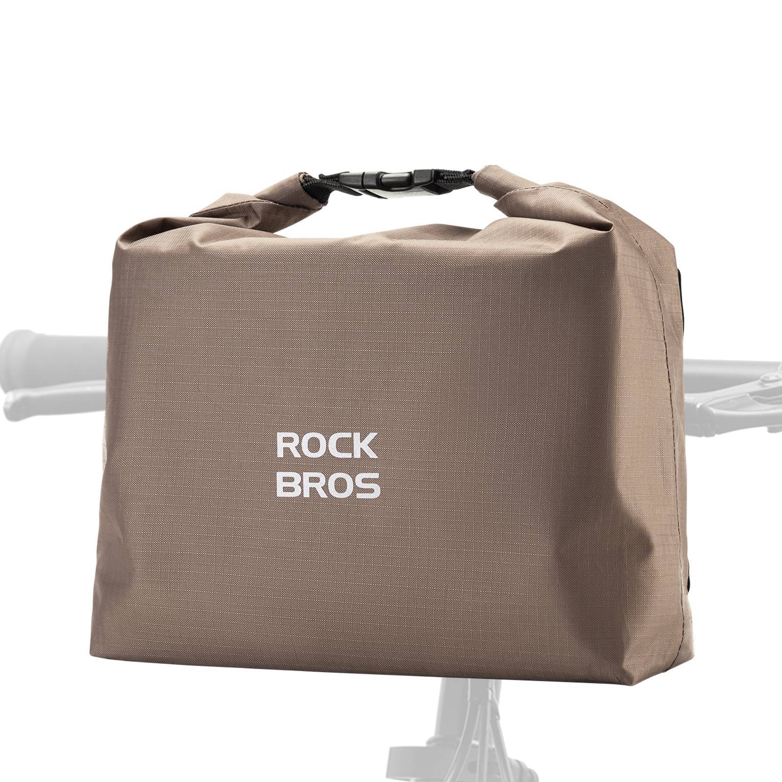 Bolsa de manillar, cesta impermeable para bicicleta, bolsa delantera, ajustable 2,5L-4L, ROCKBROS - Imagen 2