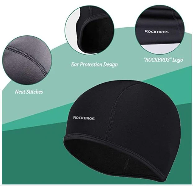 ROCKBROS LF041BK Gorra de ciclismo térmica a prueba de viento 3 piezas. - Imagen 4