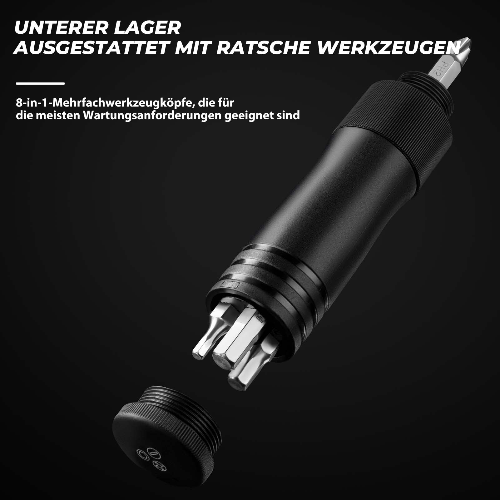 Mini bomba de aire para bicicleta con llave de trinquete 80 PSI aluminio ROCKBROS - Imagen 7