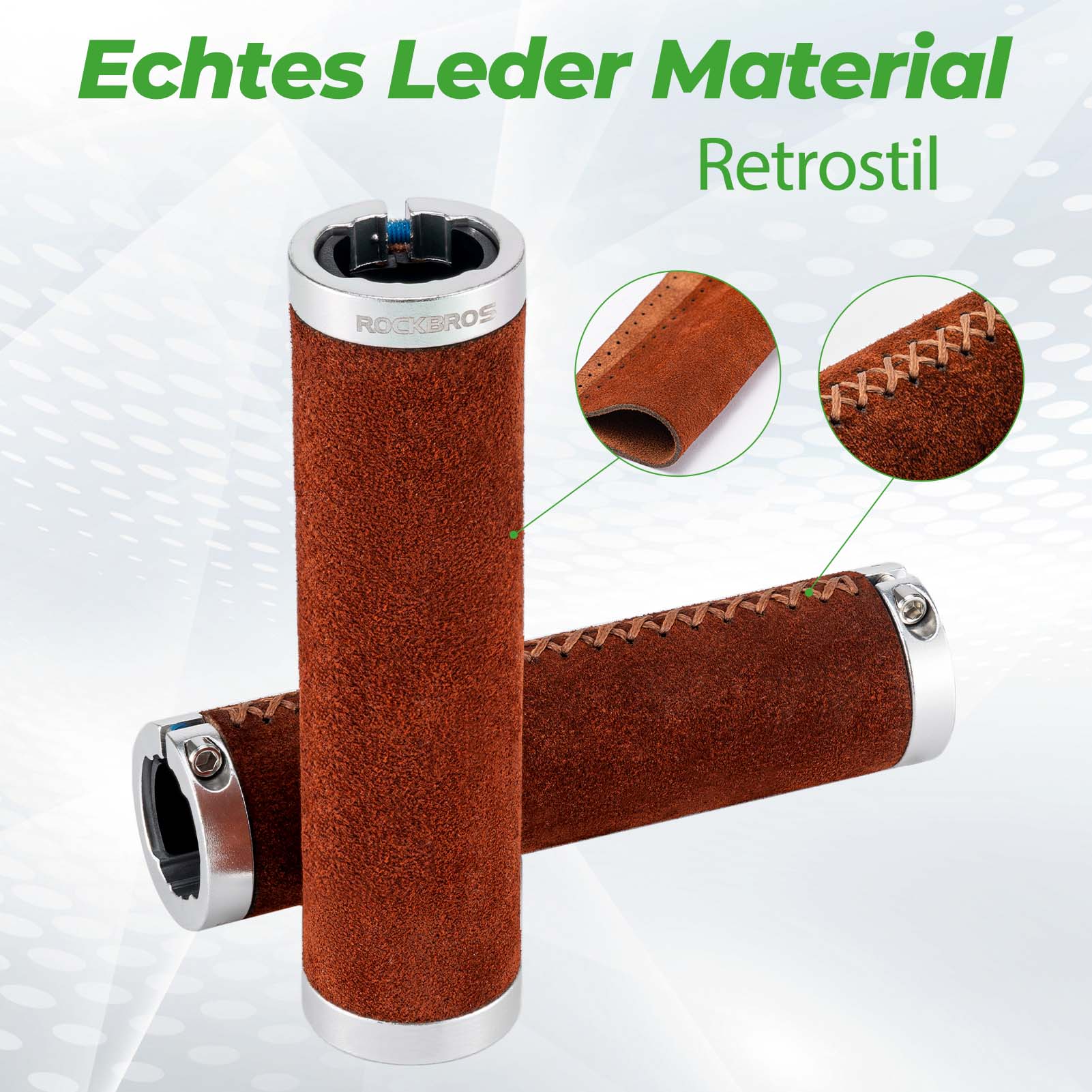 Puños MTB Puños ergonómicos para manillar antideslizantes para ROCKBROS de 22 mm - Imagen 5