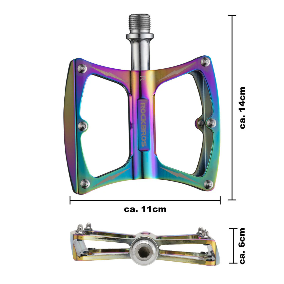 ROCKBROS Pedales Flora - Imagen 4