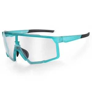 Gafas de ciclismo fotocromáticas HD para actividades al aire libre, azules, ROCKBROS