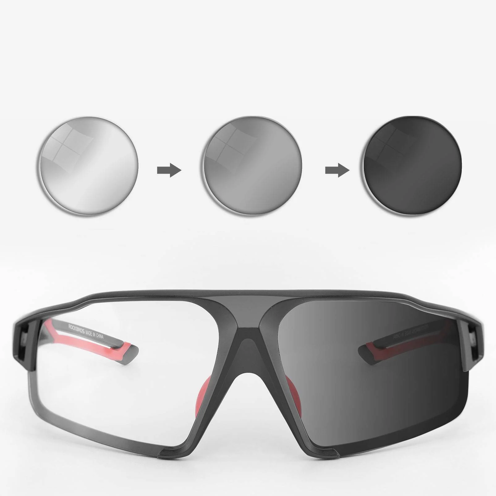 Gafas de sol fotocromáticas para actividades al aire libre, unisex, ROCKBROS - Imagen 6