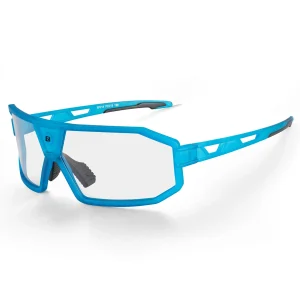 Gafas de sol fotocromáticas protección UV400 gafas de ciclismo unisex azules ROCKBROS