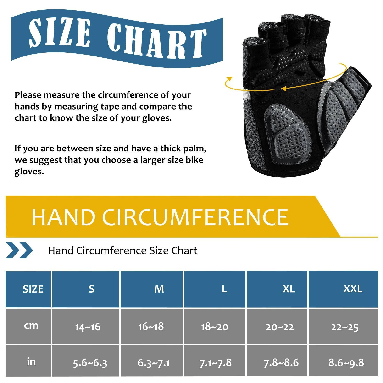 Guantes de ciclismo de medio dedo, guantes de entrenamiento universales, ROCKBROS - Imagen 9