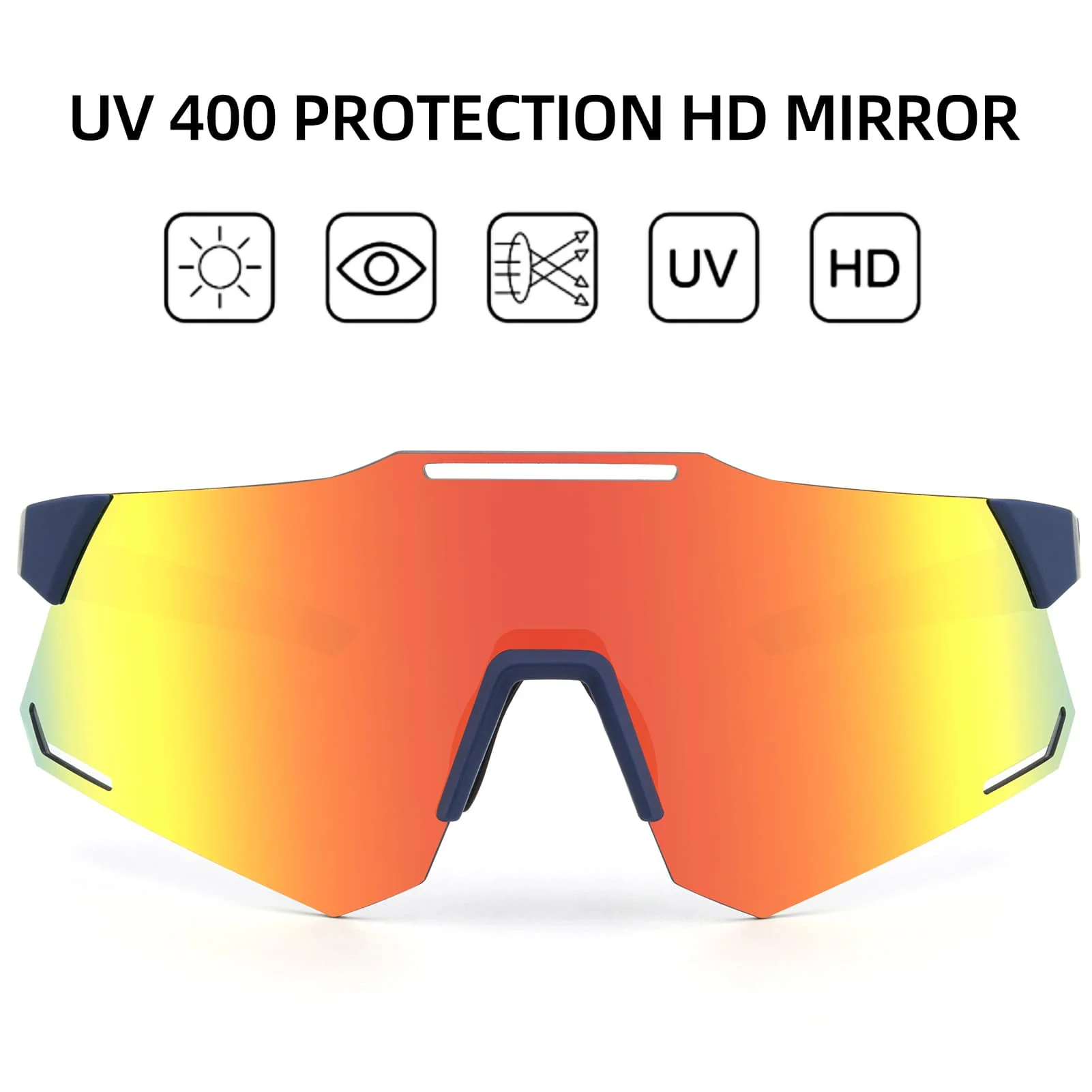 Gafas de sol con protección UV400 para ciclismo, para mujer y hombre, ROCKBROS - Imagen 5