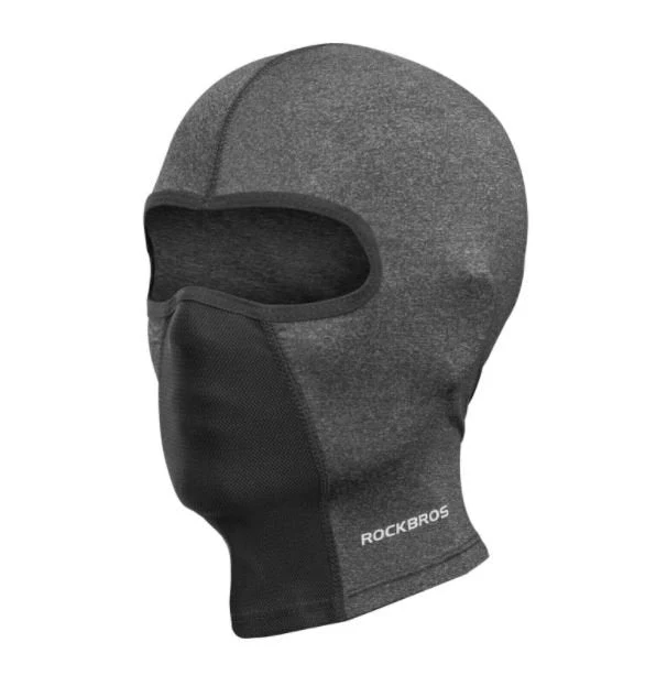 Rockbros Balaclava transpirable Motocicleta Bandana UPF50 + 3 Color Negro/ Gris/ Blanco - Imagen 3