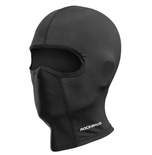 Rockbros Balaclava transpirable Motocicleta Bandana UPF50 + 3 Color Negro/ Gris/ Blanco