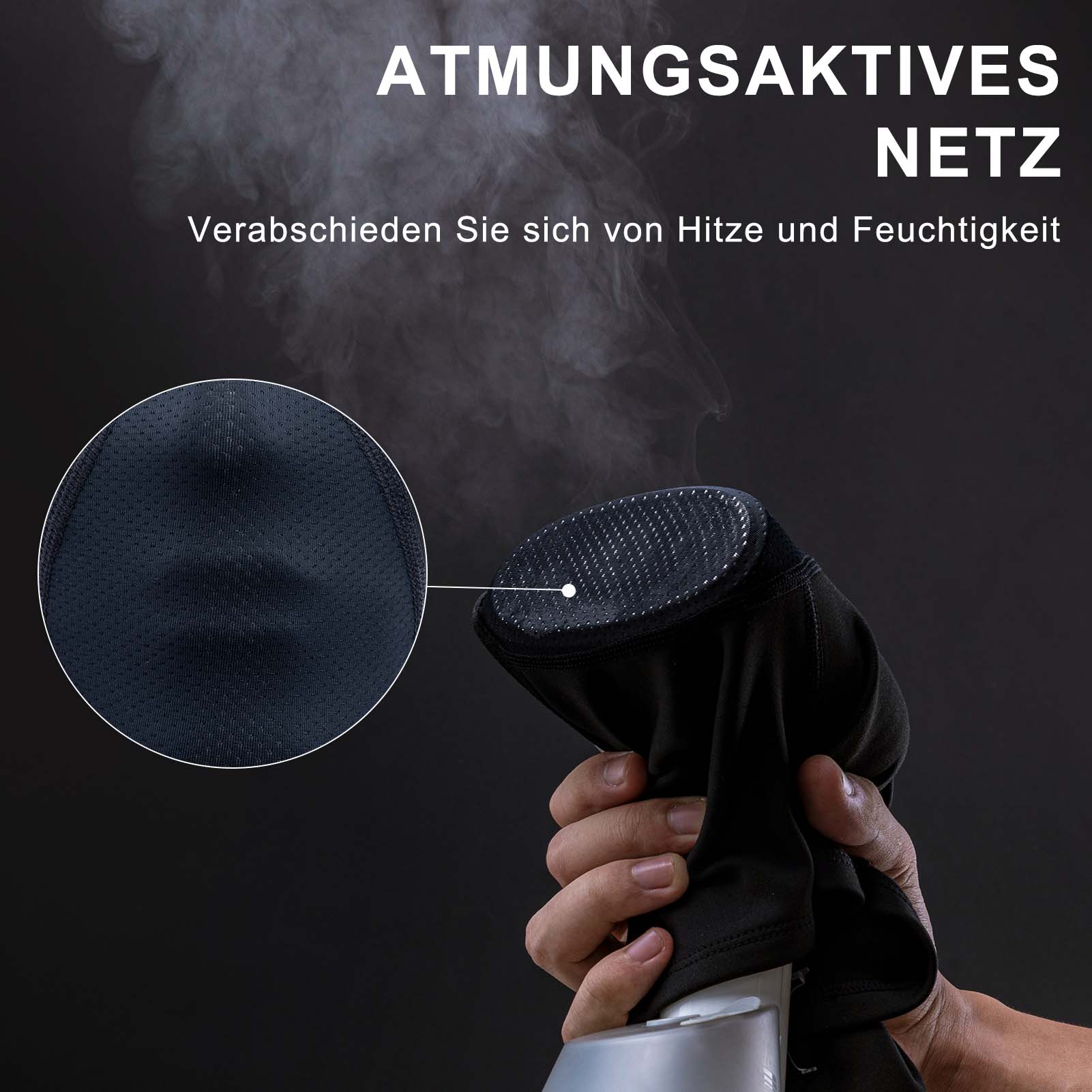 Pasamontañas, pasamontañas, pasamontañas otoño/invierno, mascarilla transpirable, ROCKBROS - Imagen 4