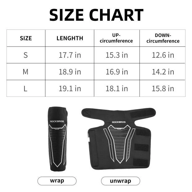 ROCKBROS TT009S Rodilleras 1 Par Calentadores Térmicos Motocicleta Cortavientos S - Imagen 3