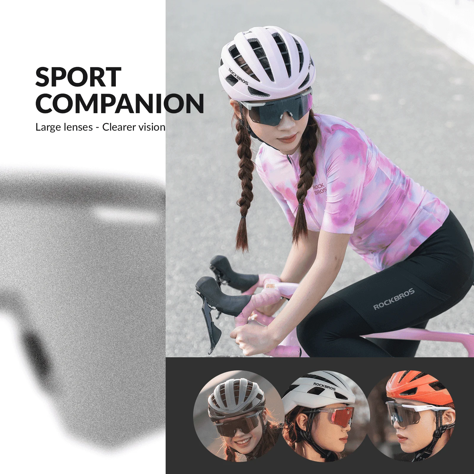Gafas de ciclismo ultraligeras, gafas de sol fotocromáticas con protección UV400, ROCKBROS - Imagen 8