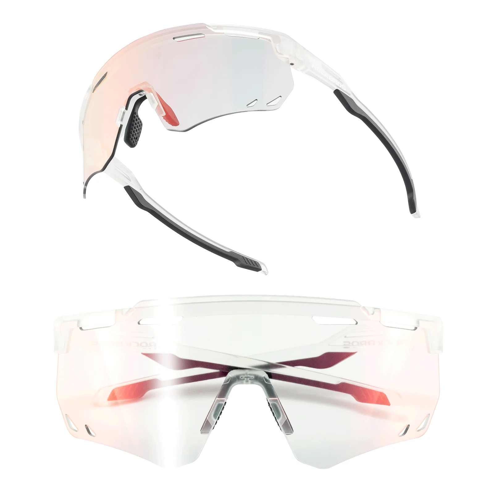 Gafas de ciclismo ultraligeras, gafas de sol fotocromáticas con protección UV400, ROCKBROS - Imagen 6