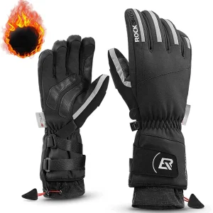 Guantes de ciclismo de invierno para hombre, resistentes al viento, tallas M-2XL, ROCKBROS