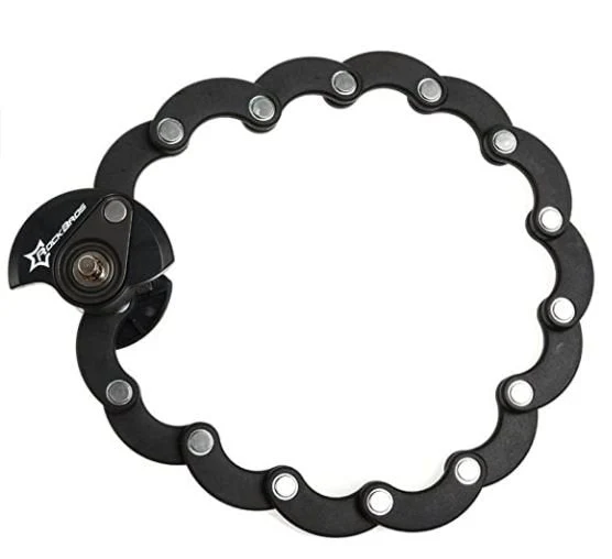 ROCKBROS WL798BK Mini cerradura antirrobo plegable Negro - Imagen 4