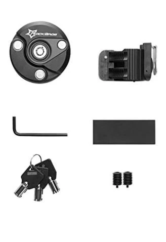 ROCKBROS WL798BK Mini cerradura antirrobo plegable Negro - Imagen 6