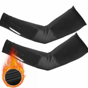 ROCKBROS XT019BK-M Calentadores de brazos ciclismo reflectantes S/M