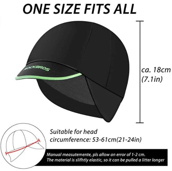 ROCKBROS YPP001 Gorra de ciclismo bajo el casco - Imagen 3